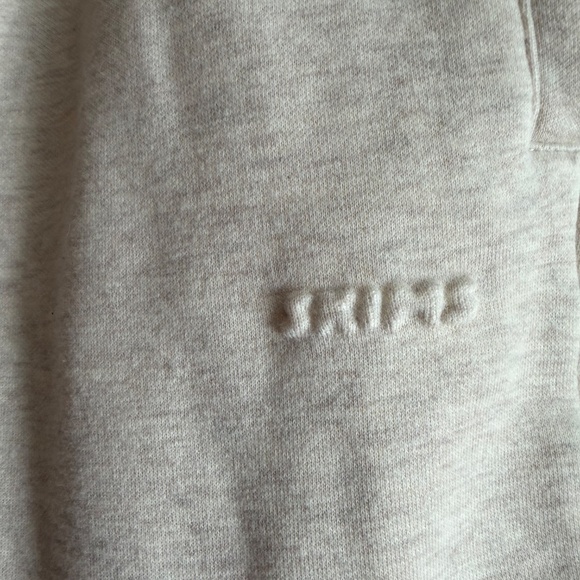 SKIMS, Limited Edition Cotton Fleece Classic Straight leg, Small, Oatmeal - Picture 7 of 12